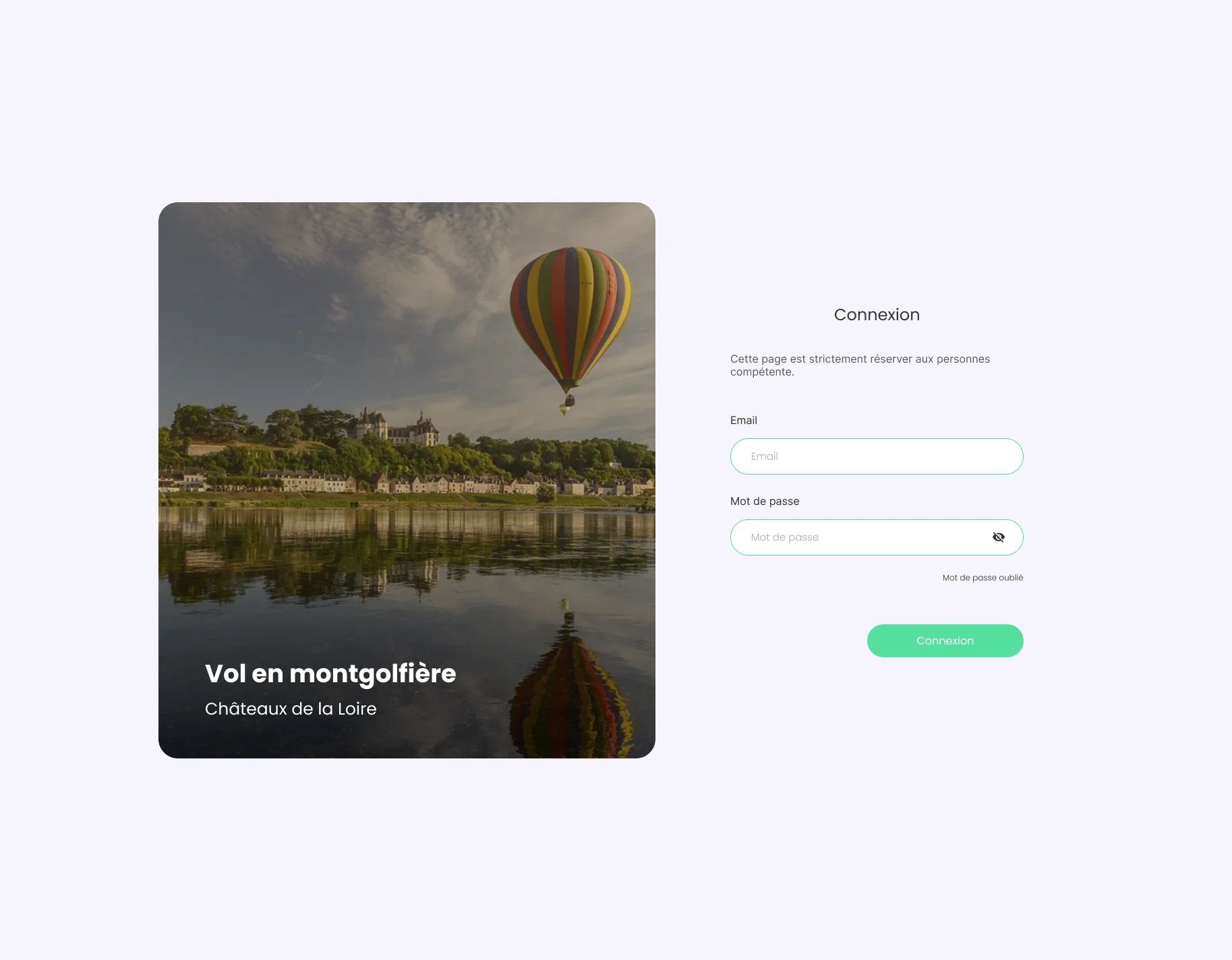 Capture du projet IoT Dashboard : Loire & capteurs